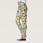  Retro Kerst Ornamenten en Lichten Leggings (Links)