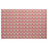 Retro Kerst Postzegel Collage Stof (Yard (91,4 cm))