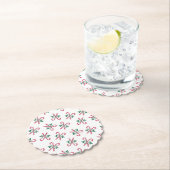 retro kerst snoepjes kartonnen onderzetters (Insitu)