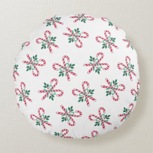 retro kerst snoepjes rond kussen