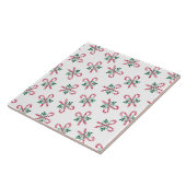 retro kerst snoepjes tegeltje (Zijkant)