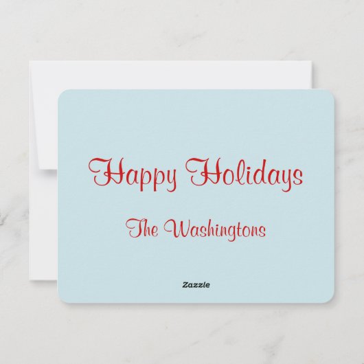 Retro Kerst Stippen Kaart (Achterkant)