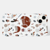 Retro Kerst Sweater Patroon Case-Mate iPhone Case (Achterkant (horizontaal))