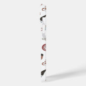 Retro Kerst Sweater Patroon Case-Mate iPhone Case (Achterkant / Links)