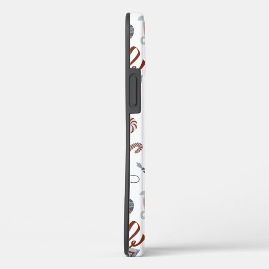 Retro Kerst Sweater Patroon Case-Mate iPhone Case (Achterkant / Rechts)