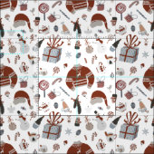 Retro Kerst Sweater Patroon Stof (Delen)