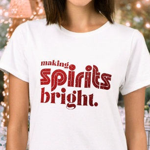 Retro Kerst T-Shirt - Geesten helder maken