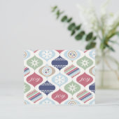 Retro Kerst Vintage Luxe Feestdagenkaart (Staand voorkant)