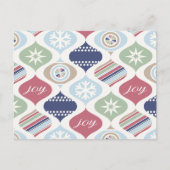 Retro Kerst Vintage Luxe Feestdagenkaart (Voorkant)