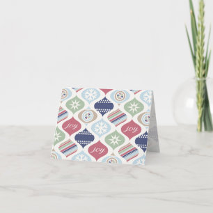 Retro Kerst Vintage Luxe Prettig Kerstfeest Bedankkaart