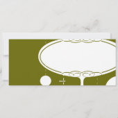 Retro Kerstbal Foto & Feestkaart Feestdagenkaart (Achterkant)