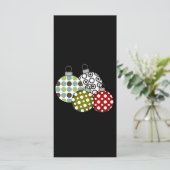 Retro kerstballen T-shirts en cadeaus (Staand voorkant)