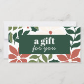 RETRO KERSTBLOEMEN GROEN ROOD IVOOR SPECIAL (Voorkant)