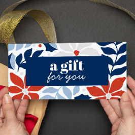 RETRO KERSTBLOEMEN ROOD BLAUW ZILVER SPECIAL