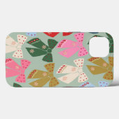 Retro Kerstbogen Coquette Case-Mate iPhone Case (Achterkant (horizontaal))