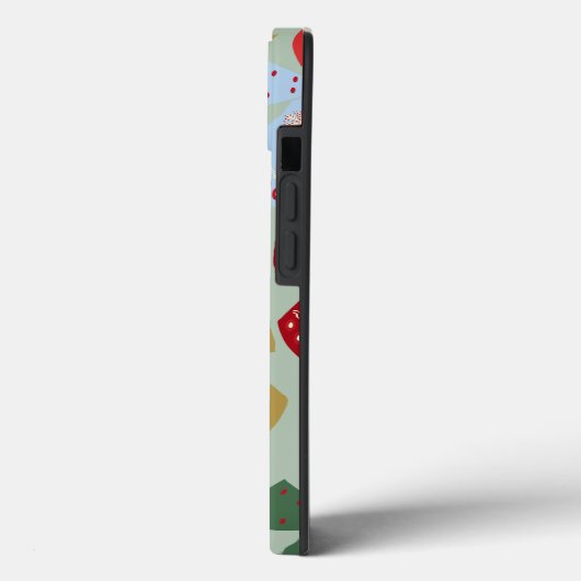 Retro Kerstbogen Coquette Case-Mate iPhone Case (Achterkant / Links)