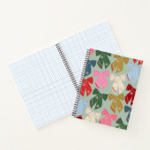 Retro Kerstbogen Coquette Notitieboek (Binnen)
