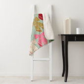 Retro Kerstbogen Coquette Sherpa Deken (In situ)