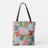 Retro Kerstbogen Coquette Tote Bag (Achterkant)