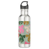 Retro Kerstbogen Coquette Waterfles (Voorkant)