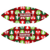  Retro Kerstbomen en Bogen Patroon American Football (Panelen)