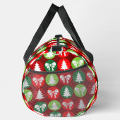  Retro Kerstbomen en Bogen Patroon Plunjezak (Rechts)