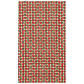  Retro Kerstbomen en Bogen Patroon Tafelkleed (Voorkant)