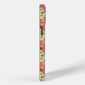 Retro Kerstbomen holly bessen ster snoep Case-Mate iPhone Case (Achterkant / Rechts)