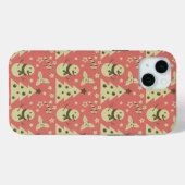 Retro Kerstbomen holly bessen ster snoep Case-Mate iPhone Case (Achterkant (horizontaal))