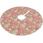 Retro Kerstbomen holly bessen ster snoep Kerstboom Rok (Gekanteld)