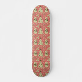 Retro Kerstbomen holly bessen ster snoep Persoonlijk Skateboard (Voorkant)