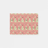 Retro Kerstbomen holly bessen ster snoep Post-it® Notes (Voorkant)