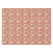 Retro Kerstbomen holly bessen ster snoep Tafelkleed (Voorkant (Horizontaal))