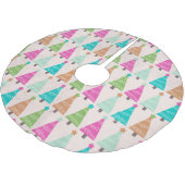 Retro kerstbomen Vakantiesboomrok Kerstboom Rok (Gekanteld)