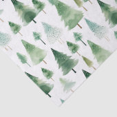 Retro Kerstbomen Weefselpapier Tissuepapier (Detail)