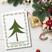 Retro Kerstboom Bes Krans 3 Foto Maatwerk Kaart