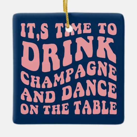 Retro Kerstboom Cookie Ornament (Voorkant)