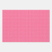 Retro kerstboom en Snowflakes Inpakpapier Vel (Voorkant 3)