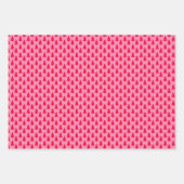 Retro kerstboom en Snowflakes Inpakpapier Vel (Voorkant)