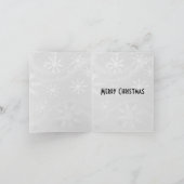 Retro kerstboom feestdagen kaart (Binnen)