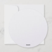 Retro Kerstboom & Gingerbread Platte Kaart (Achterkant)