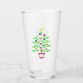 Retro kerstboom glas (Achterkant)