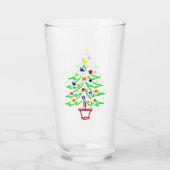 Retro kerstboom glas (Voorkant)
