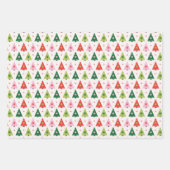 Retro kerstboom inpakpapier vellen (Voorkant)