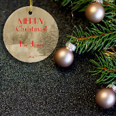 Retro-kerstboom Keramisch Ornament