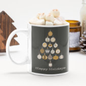 Retro kerstboom Ornament warme chocolademelk Koffiemok