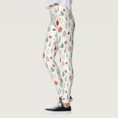 Retro Kerstboom Ornamente Leggings (Links)