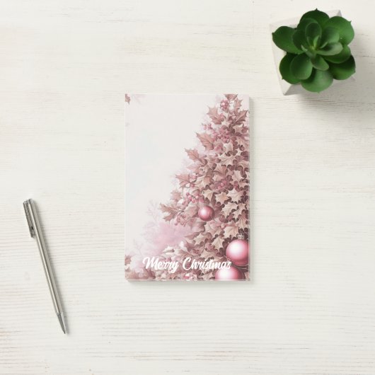 Retro kerstboom post-it® notes (Kantoor)