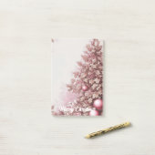 Retro kerstboom post-it® notes (Op bureau)