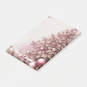 Retro kerstboom post-it® notes (Schuin)